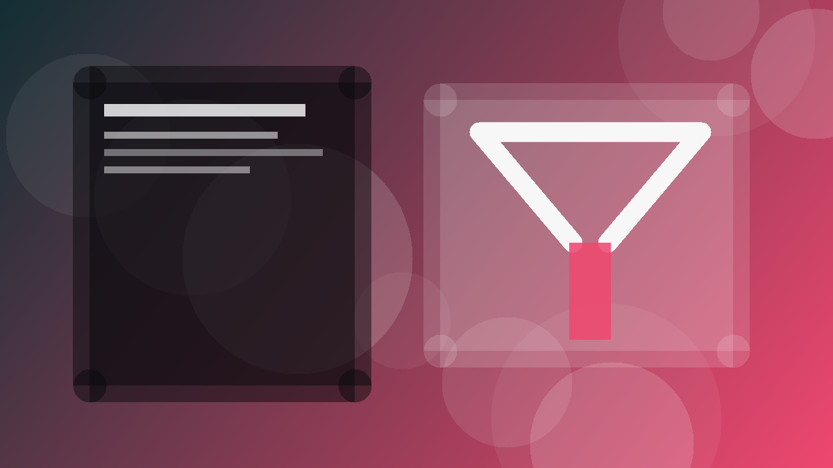 AI lead generation funnel illustration