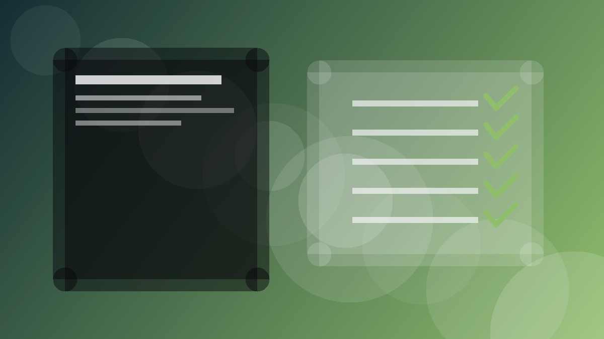 Website hosting and maintenance checklist illustration
