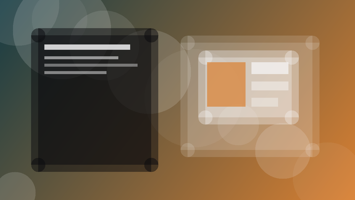 Responsive web development layout illustration